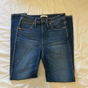 Madewell 10” high rise Skinny Jeans